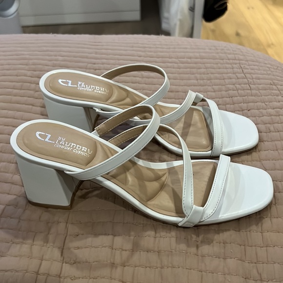 White heels 7.5 - Picture 2 of 7